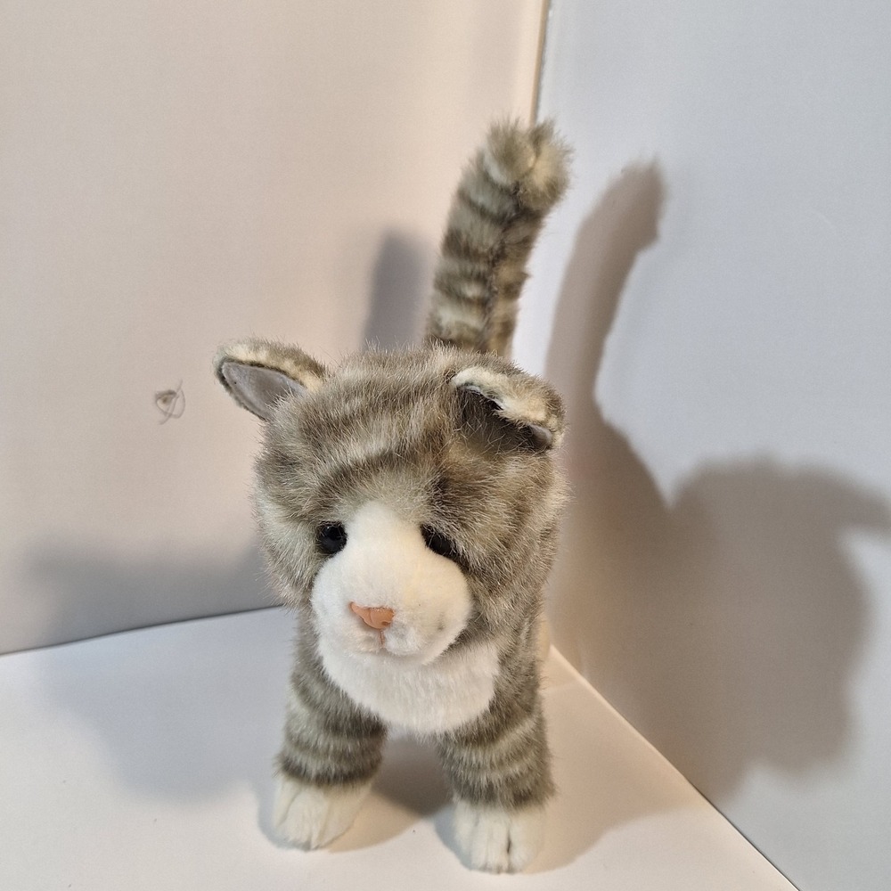 Douglas Cuddle Toy Grey Tabby‎ Cat Stuffed Animal Kitten Toy 10"